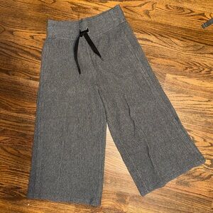 lululemon athletica Gray flare capris